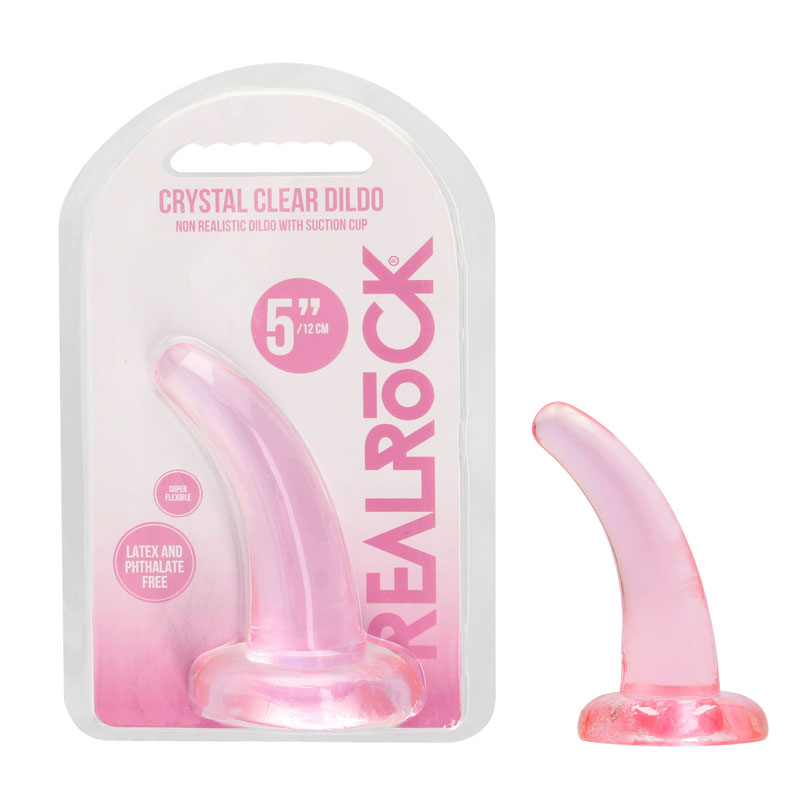 Realrock Non Realistic 4.5'' Dildo with Suction Cup - Pink